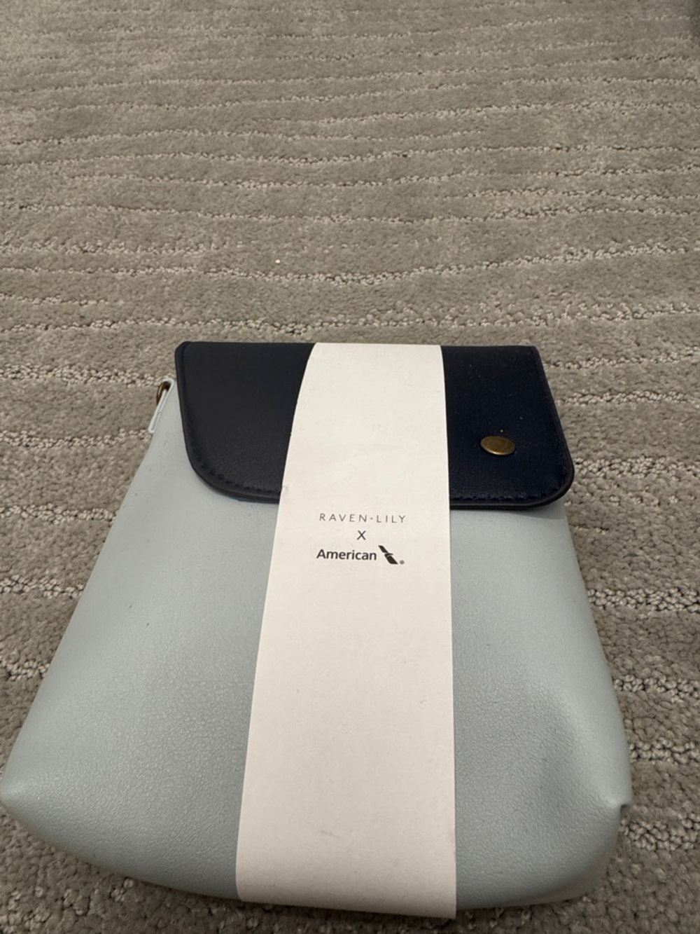 American Airlines X Raven + Lily Flagship First Class Amenity Travel Kit Bag